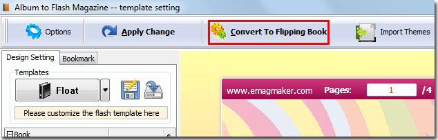 Convert To Flipping Book