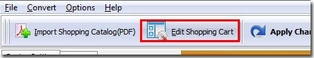 Edit Shopping Cart