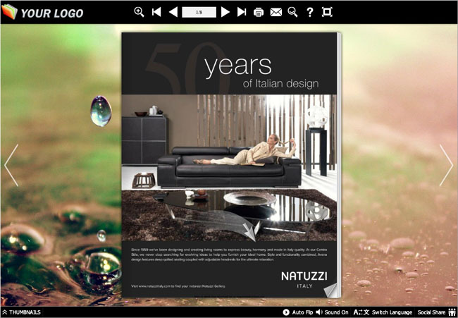 Flash Magazine Themes for Ripple Style screenshot