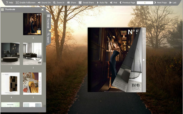 Winter Morning Spread Template Themes software